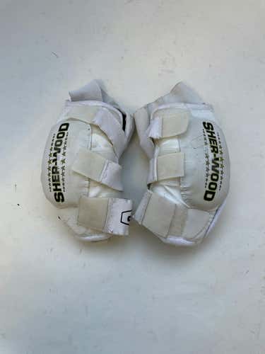 Used Sher-wood 5030 Sm Ice Hockey Elbow Pads