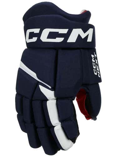 New Ccm Junior Next Glove Hockey Gloves 10"