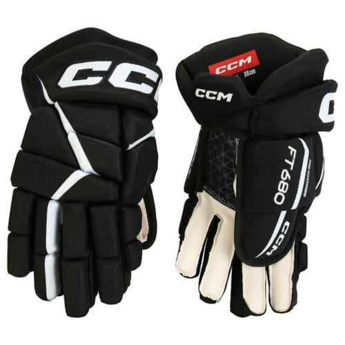 New Ccm Junior Jetspeed 680 Glove Hockey Gloves 12"