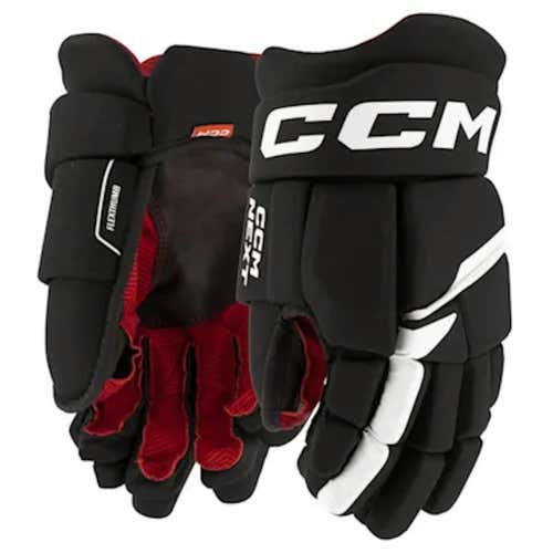 New Ccm Junior Next Glove Hockey Gloves 10"