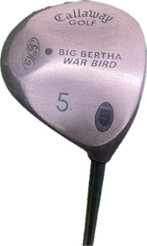 Ladies Callaway Big Bertha War Bird 5 Wood Gems Graphite Shaft RH 41”L New Grip!