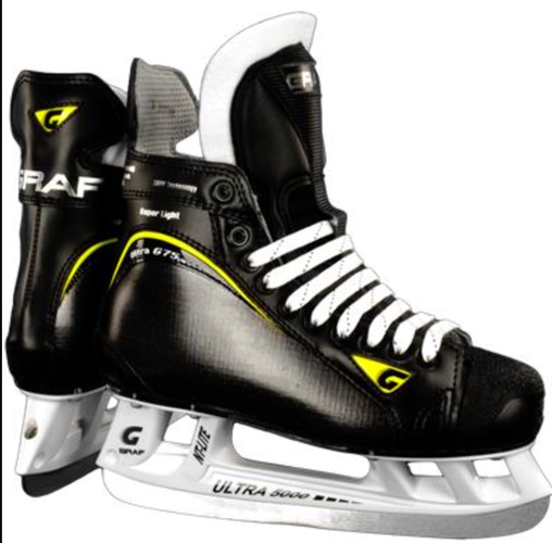 Senior New Graf Ultra G75 Hockey Skates-Size 8