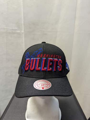 NWS Washington Bullets NBA Draft Mitchell & Ness Pro Crown Snapback Hat