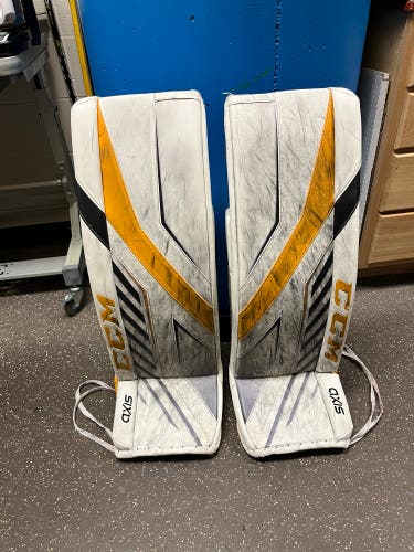 Used  CCM Pro Stock Axis Pro Goalie Gear
