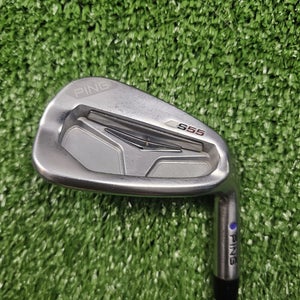 Ping S55 Purple Dot Single 9 Iron Steelfiber i95 Aerotech Stiff Flex RH 36"