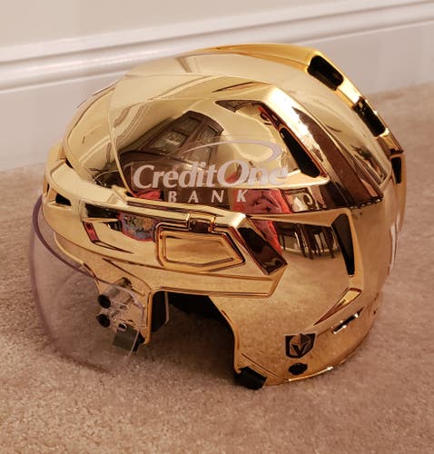 Vegas Golden Knights Chrome Gold New Medium CCM Vector V08 Helmet
