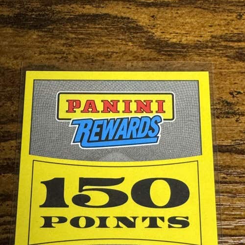 Panini Rewards 150 Points Redemption Card