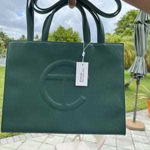 Telfar Medium dark Green Shopping Bag