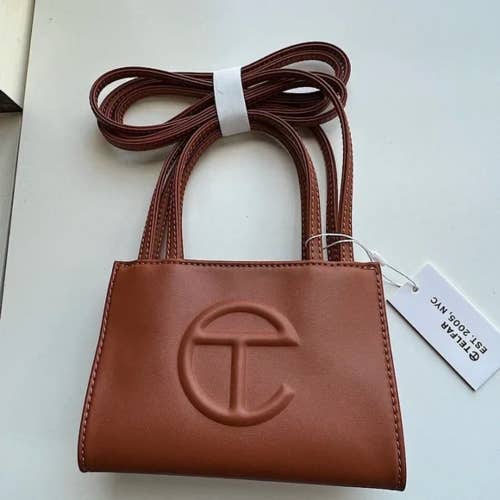 Brand New Telfar Brown Small Shopping Bag