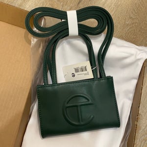 Telfar bag- small dark olive green NWT Green