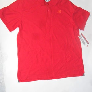 NB New Balance Red Polo Shirt Brand New NWT Men’s size LARGE