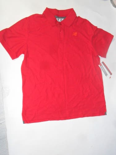 NB New Balance Red Polo Shirt Brand New NWT Men’s size LARGE