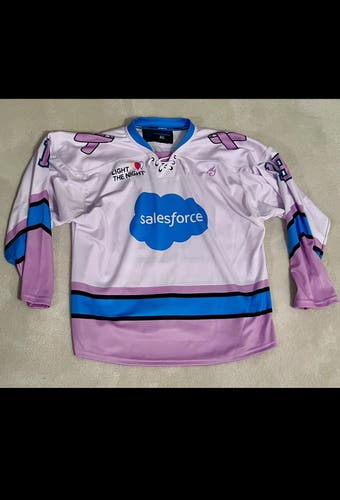 Breast Cancer Salesforce Ice Hockey Jersey (L)