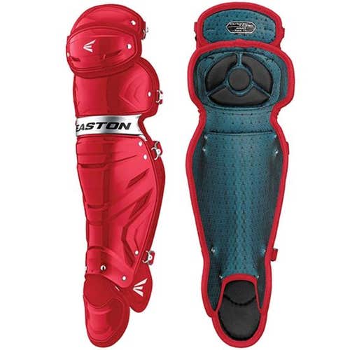 Easton Gametime Catchers Leg Guards Adult Red