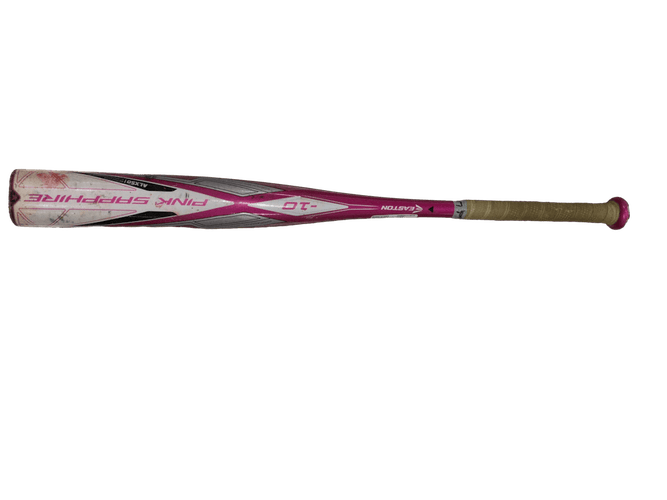 Used Easton Pink Sapphire 28" -10 Drop Slowpitch Bats