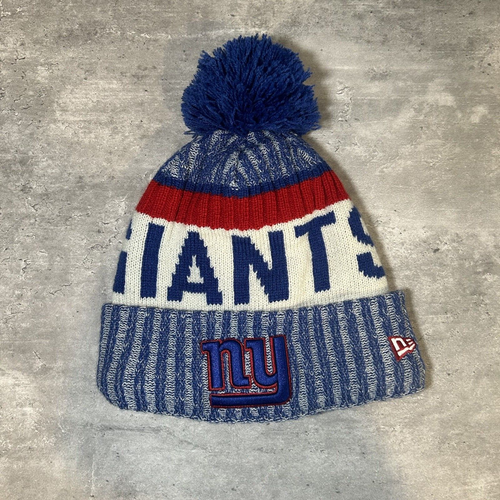 New York Giants NFL Authentic New Era Knit Pom Winter Beanie