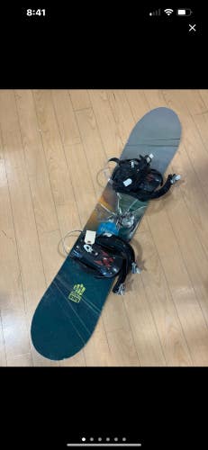 Used Kid's Burton Punch 13 Snowboard With FF2000 Bindings