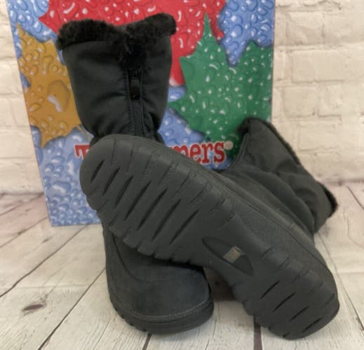 Toe Warmers Womens Rubacca T16527 Size 6W/L Black Waterproof Winter Boots NIB