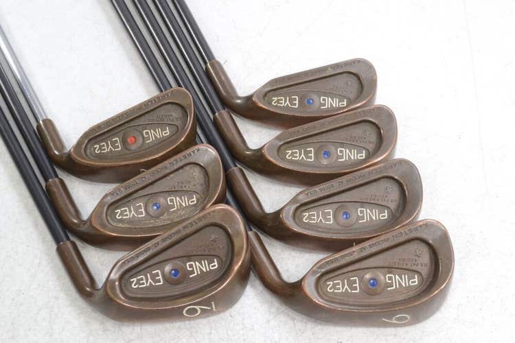 Ping Eye 2 Plus Beryllium Copper 3-9 Iron Set (NO PW) RH Stiff Graphite #172463