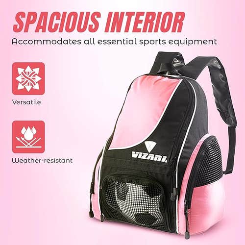 Vizari Titan Soccer Backpack for Youth's & Adults | VZAC30145-STD
