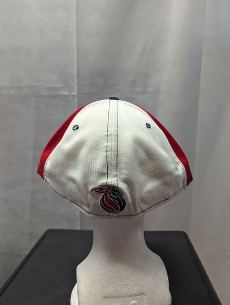 NWS Vintage Detroit Pistons NBA Logo man Pinwheel New Era 59fifty 7 5/8 MUSA