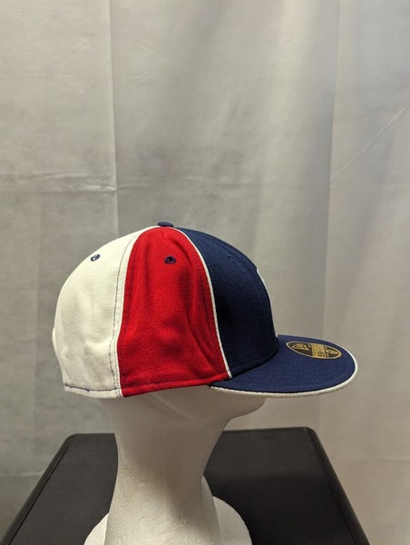 NWS Vintage Detroit Pistons NBA Logo man Pinwheel New Era 59fifty 7 5/8 MUSA