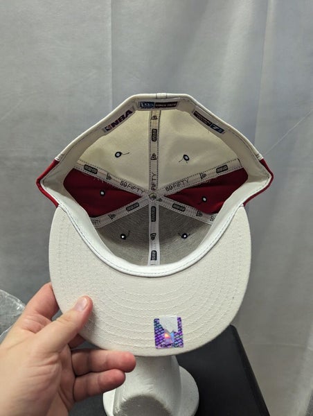 NWS Vintage Detroit Pistons NBA Logo man Pinwheel New Era 59fifty 7 5/8 MUSA