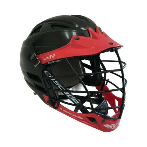 Used Cascade Lighting Rd Bk Xs Lacrosse Helmets