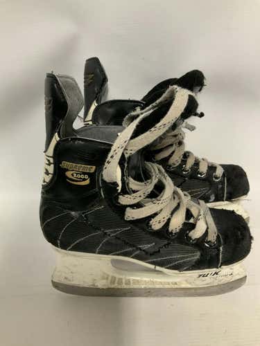 Used Bauer Supreme 2000 Junior 01 Ice Hockey Skates