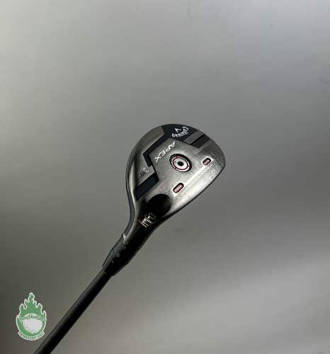 Used 2021 RH Callaway APEX '21 3 Hybrid 19* Steadfast Stiff Graphite Golf Club