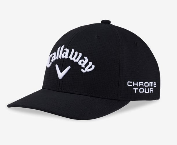NEW 2024 Callaway Tour Authentic Performance Pro Black Adjustable Golf Hat/Cap
