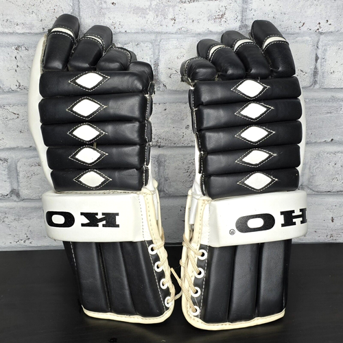 Vintage KOHO 750 PRO PROFEEL Hockey Gloves Senior Black / White NICE