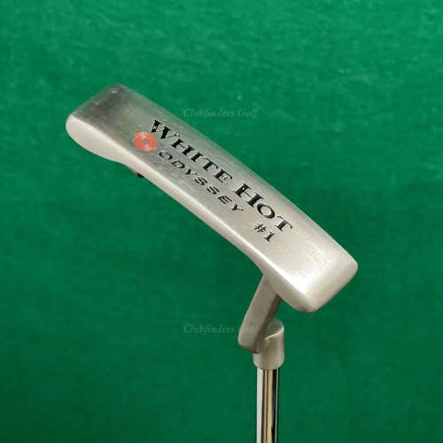 Odyssey White Hot #1 35" Plumbers-Neck Blade Putter Golf Club