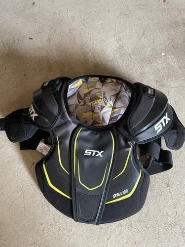 Used STX Helmet and Pads 5th or 6th grad boy