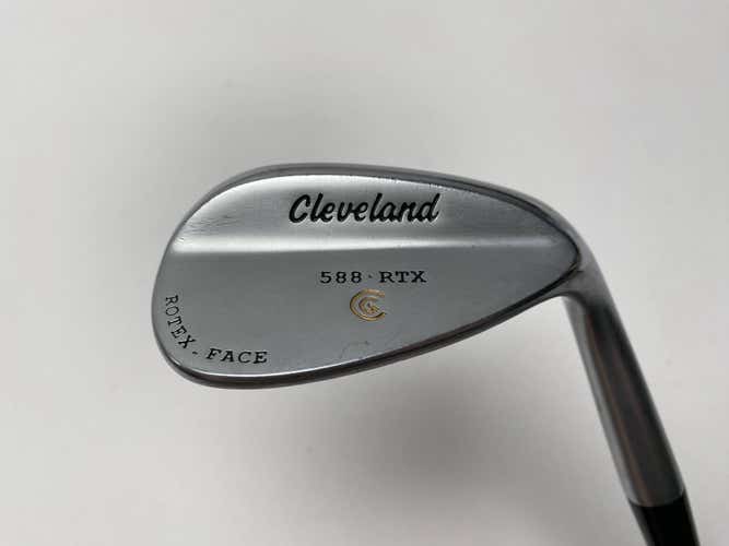 Cleveland 588 RTX Satin Chrome 60* 12 True Temper Dynamic Gold Wedge Steel RH