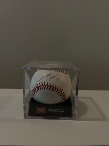 Mike Minor Autographed Baseball.