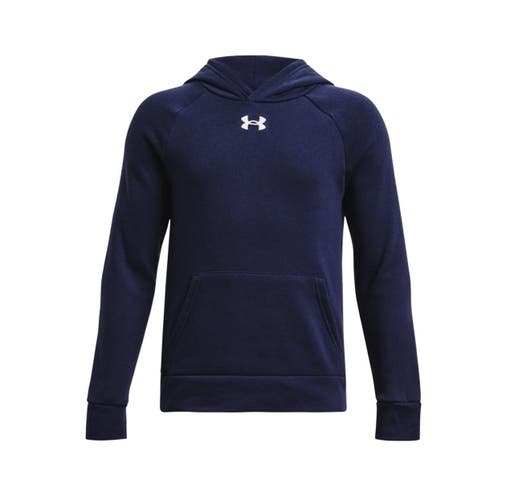 Youth Under Armour Navy Blue Rival Fleece Hoodie