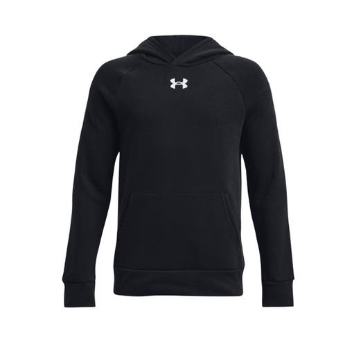 Youth Under Armour Black Rival Fleece Hoodie