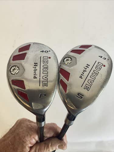I-Drive Hybrid Wedge Set PW-40* And SW-43* With Ladies Graphite Shafts