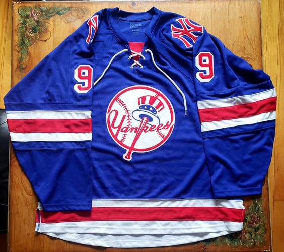 New York Yankees Hockey Jersey customized with Aaron Judge