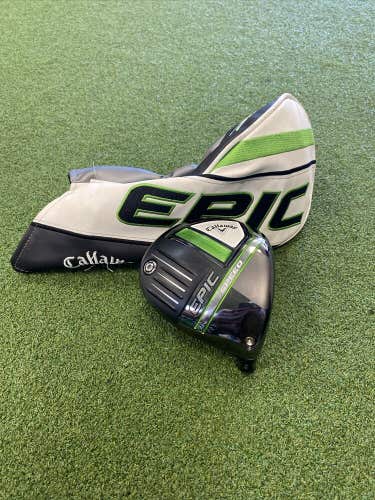Used RH Callaway Tour Issue Epic Speed 5* Driver Head Only + HC