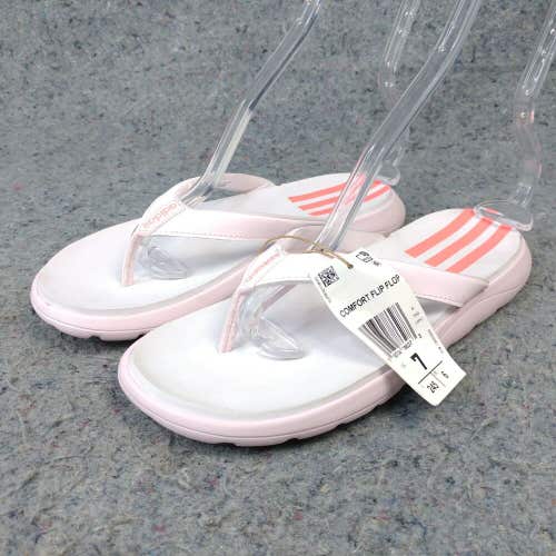 Adidas Comfort Flip Flop Sandals Girls 7 Slip On Thong Sandals Shoes