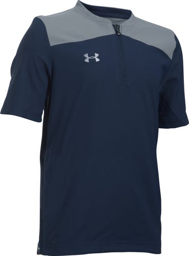 Youth Navy Blue Under Armour Cage Jacket