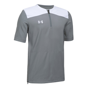 Youth Light Grey Under Armour Cage Jacket