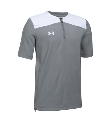 Youth Light Grey Under Armour Cage Jacket