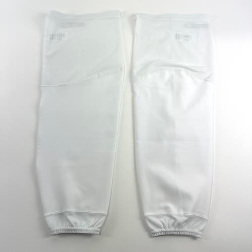 Brand New All White CCM Socks - Size Large