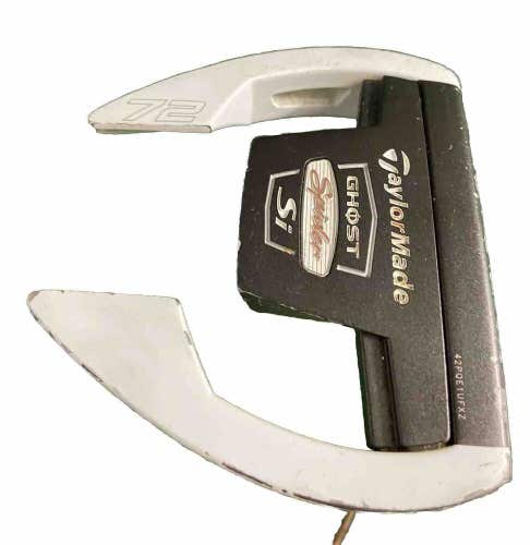 TaylorMade Spider Ghost Si 72 Mallet Putter 32.5" Steel With Label & NEW GRIP RH