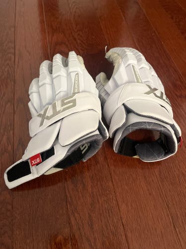 Lightly Used  STX Large Surgeon RZR Lacrosse Gloves