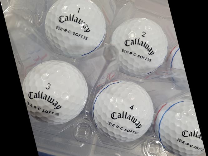 Used Callaway Callaways New ERC Soft Balls 12 Pack (1 Dozen)