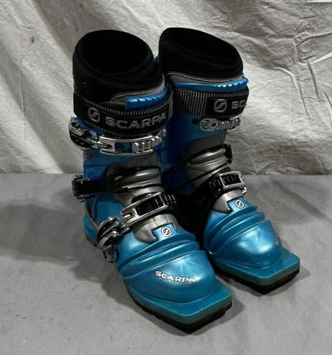 Scarpa T2X High-Quality 3-Pin 75mm Youth Telemark Ski Boots MDP 21.5 US 3 GREAT